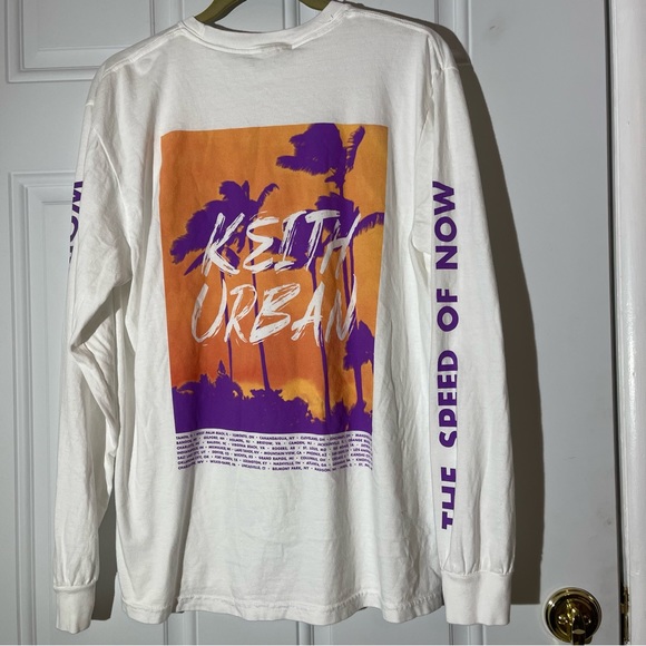 Comfort Colors Tops - Keith Urban The Speed Of Now Tour 2022  Long Sleeve Shirt, Size Medium